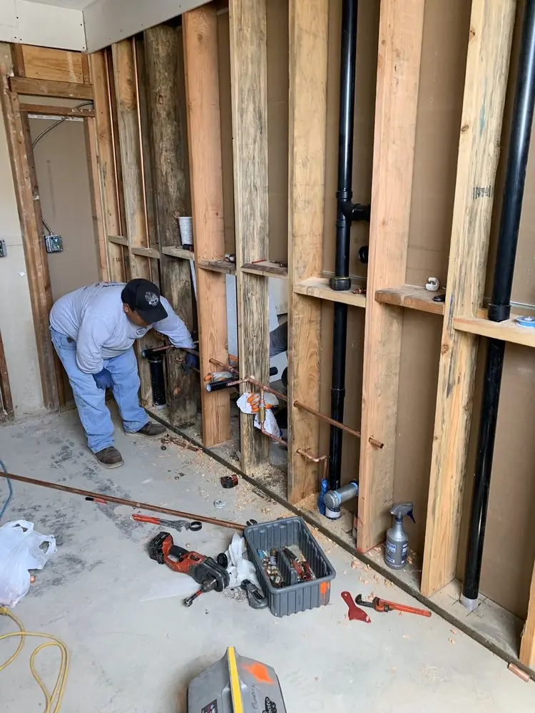 Commercial rough-in plumbing for Commercial Plumbing in White Oak East
